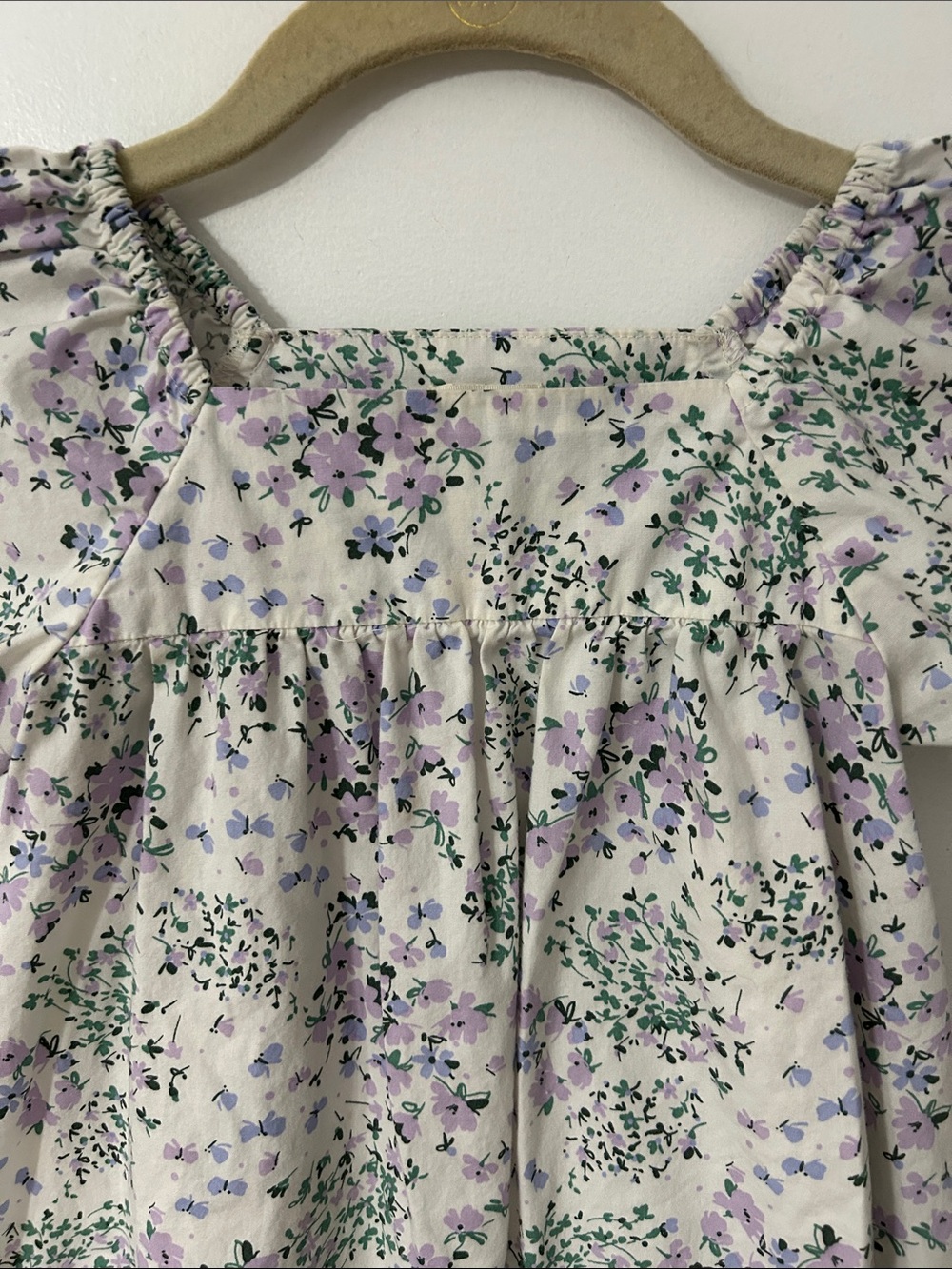 Crewcuts Girls Floral Puff-Sleeve Dress Size 3 Summer Playful Sweet Cottagecore - Picture 3 of 13